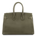 TL Bag - Leather handbag with golden hardware